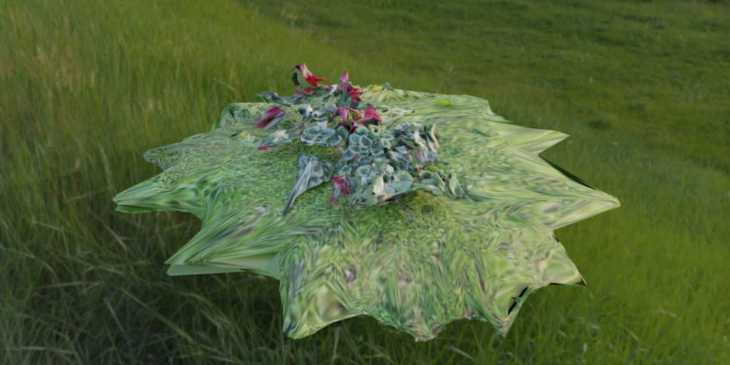 Imagen grande de The Blooming, pieza de arte electrónico de Lola Zoido